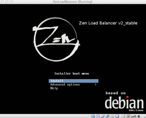 Zen Load Balancer Splash Screen